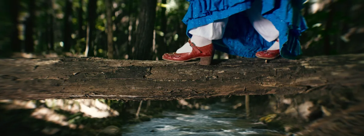 Log bridge with Lens Imitation